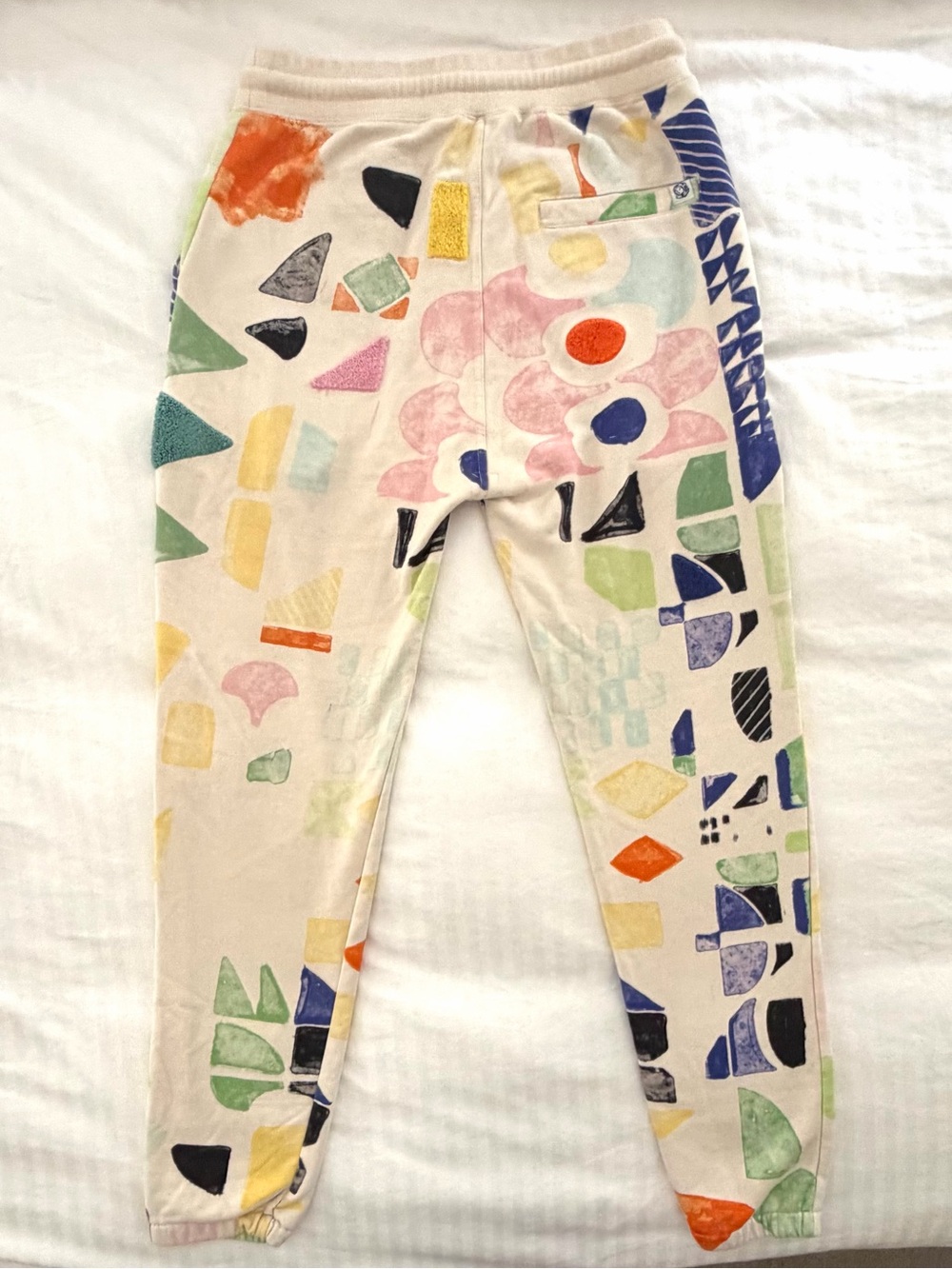 Billionaire Boys Club (BBC) "Star Dust" Joggers in "Buttercream" colorway. - Picture 2 of 8